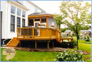 Washington Twp MI Porch Builder Trex Transcends Custom Porch and Cedar Wood Deck